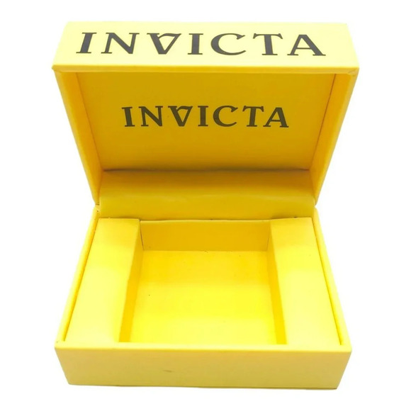 Invicta Pro Diver Black Dial Green Bezel Black Leather Men's Watch 22072 in Box - Picture 4 of 8